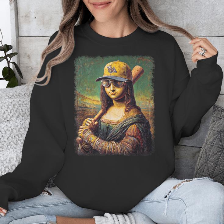 Mona Lisa Baseball Trending Aesthetic Streetwear Unisex Sweatshirt Mona Lisa Baseball Trending Aesthetic Streetwear Unisex Sweatshirt