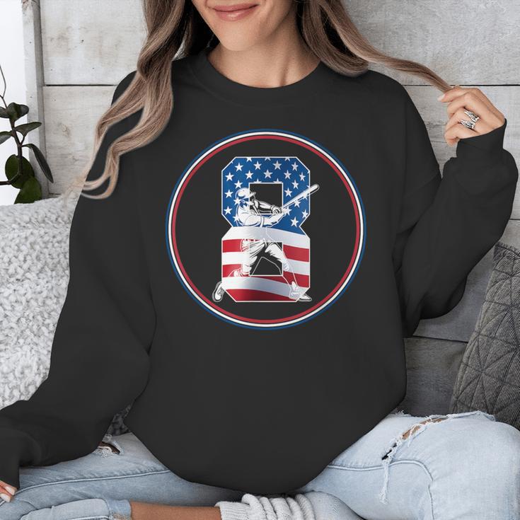 Number 8 Years Baseball 8TH Birthday Unisex Sweatshirt