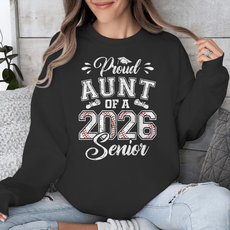 Proud Aunt Of A 2026 Senior Baseball Graduate Unisex Sweatshirt