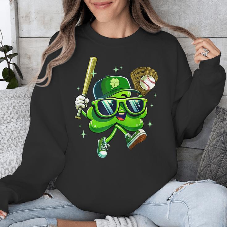 Shamrock Lucky Clover Baseball Patricks Day Family Matching Unisex Sweatshirt Shamrock Lucky Clover Baseball Patricks Day Family Matching Unisex Sweatshirt