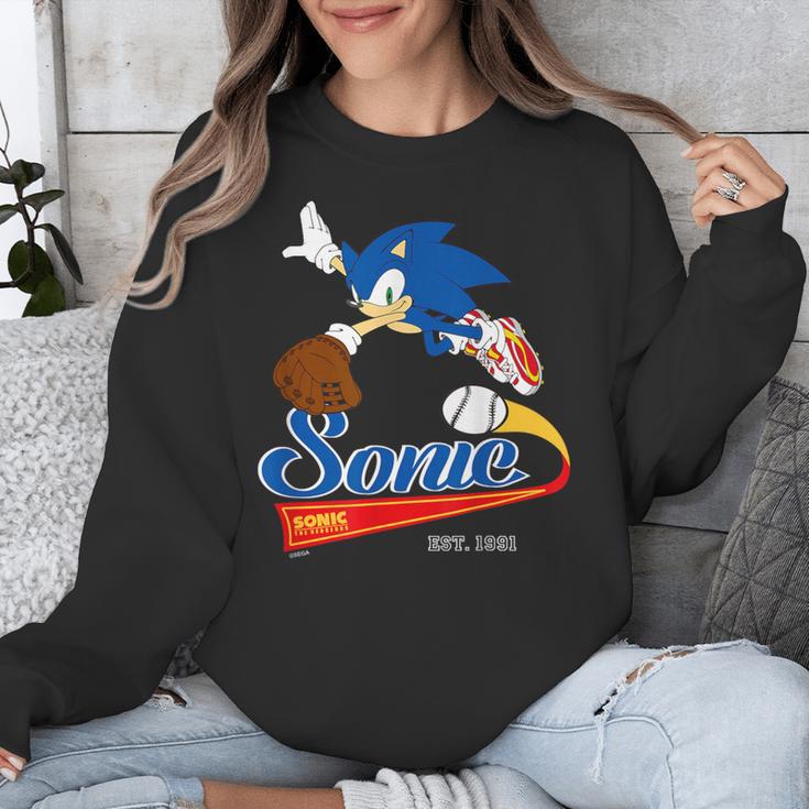 Sonic The Hedgehog Sonic Baseball Est 1991 Unisex Sweatshirt Sonic The Hedgehog Sonic Baseball Est 1991 Unisex Sweatshirt