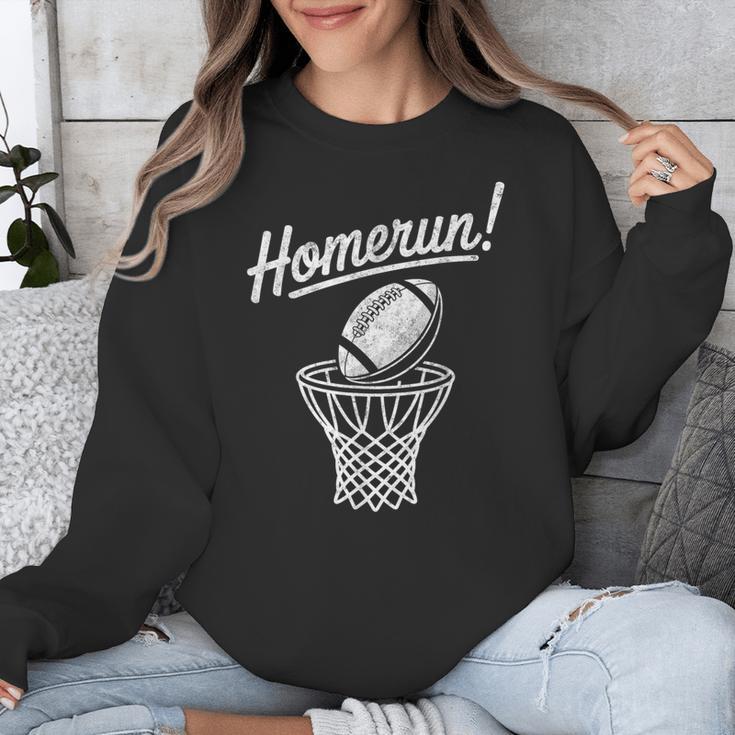 Sports Homerun Football Basketball Baseball Joke Tee Unisex Sweatshirt Sports Homerun Football Basketball Baseball Joke Tee Unisex Sweatshirt
