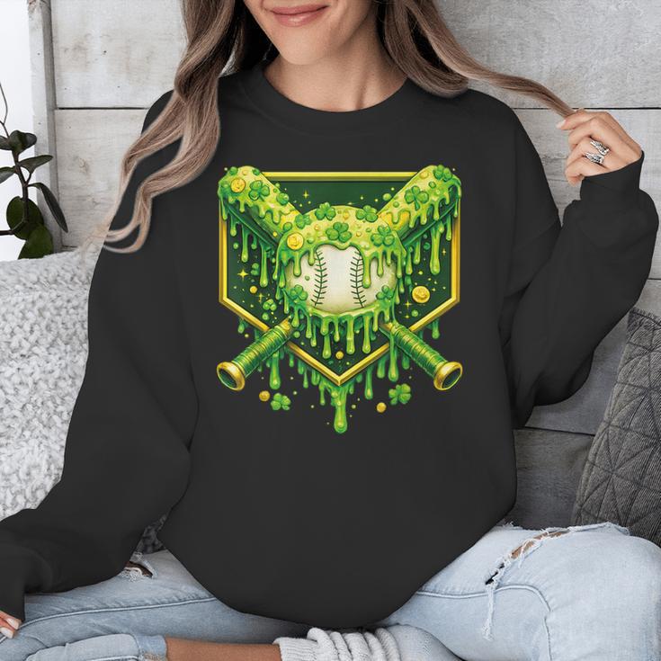St Patrick's Day Baseball Boys Ice Cream Drip Youth Kids Unisex Sweatshirt St Patrick's Day Baseball Boys Ice Cream Drip Youth Kids Unisex Sweatshirt