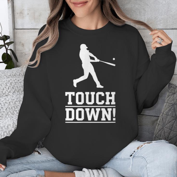 Touchdown Baseball Football Sports Unisex Sweatshirt Touchdown Baseball Football Sports Unisex Sweatshirt