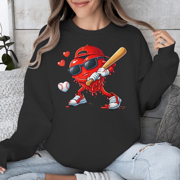 Valentine Baseball Heart Sports Love Valentines Day Boys Unisex Sweatshirt Valentine Baseball Heart Sports Love Valentines Day Boys Unisex Sweatshirt