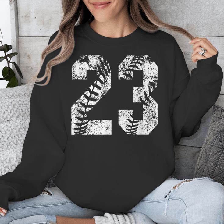 Vintage Baseball Number 23 Jersey Player Uniform Unisex Sweatshirt Vintage Baseball Number 23 Jersey Player Uniform Unisex Sweatshirt