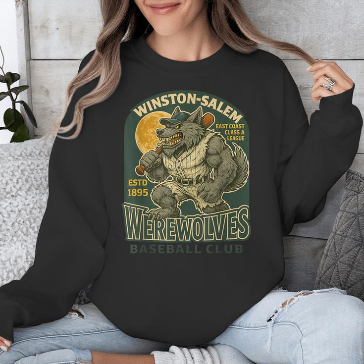 Winston-Salem Werewolves Minor League Baseball Club Unisex Sweatshirt Winston-Salem Werewolves Minor League Baseball Club Unisex Sweatshirt