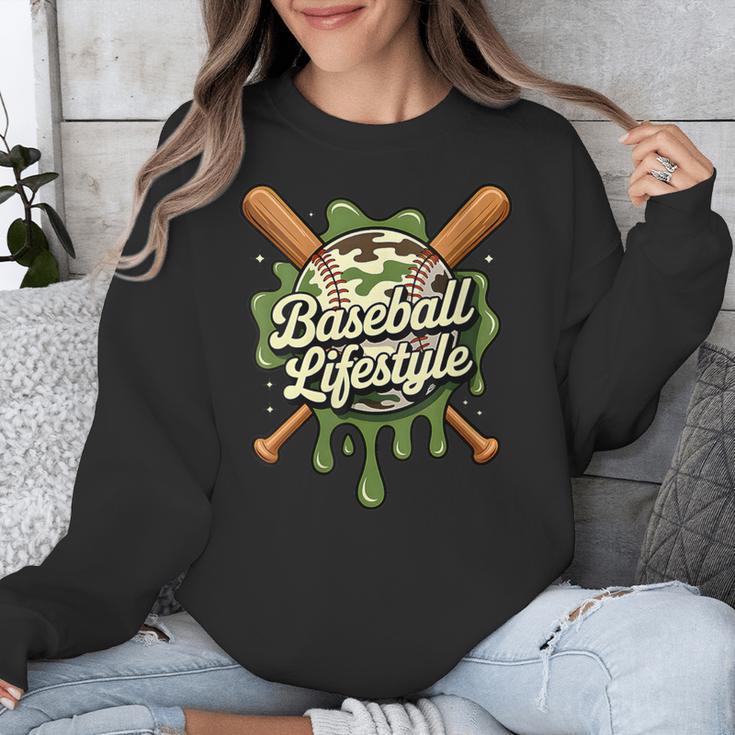 Women's Baseball Life Style 101 Apparel Youth Drip Baseball Boys Kid Unisex Sweatshirt Women's Baseball Life Style 101 Apparel Youth Drip Baseball Boys Kid Unisex Sweatshirt
