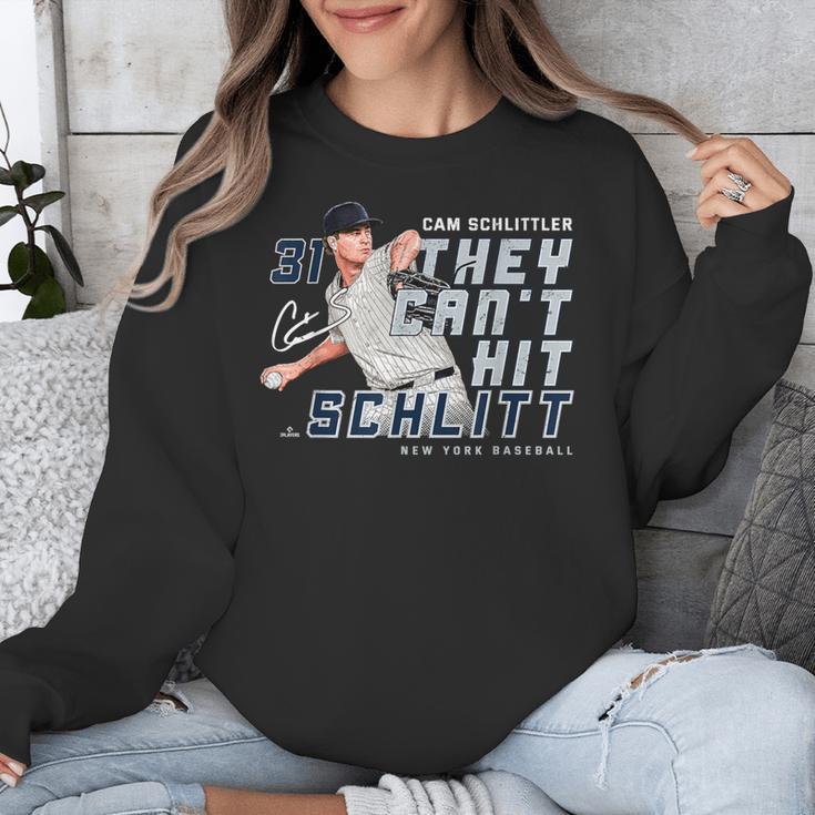 They Can't Hit Schlitt Cam Schlittler New York Baseball MLBP Unisex Sweatshirt