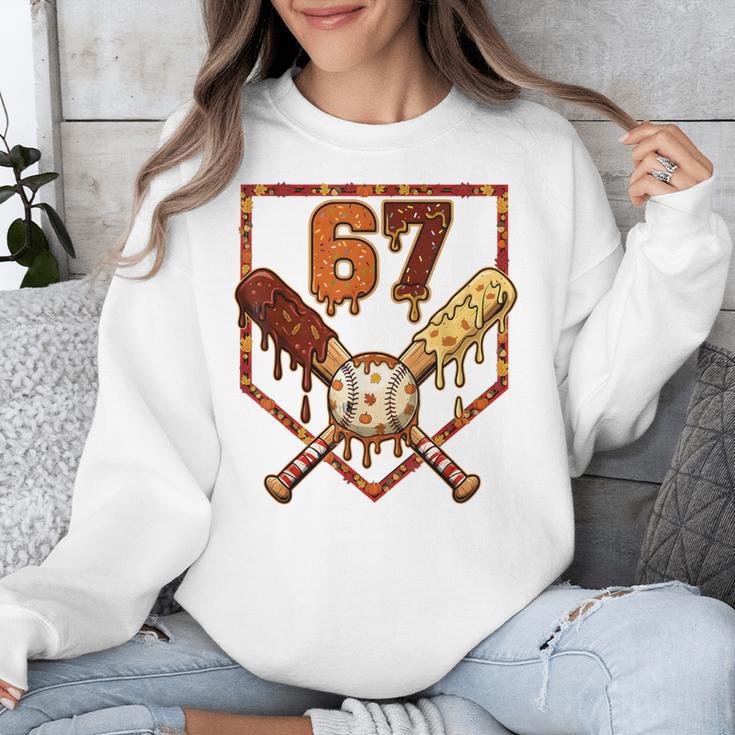 67 Baseball Drip Thanksgiving Six Seven Boys Teens Kids Unisex Sweatshirt 67 Baseball Drip Thanksgiving Six Seven Boys Teens Kids Unisex Sweatshirt