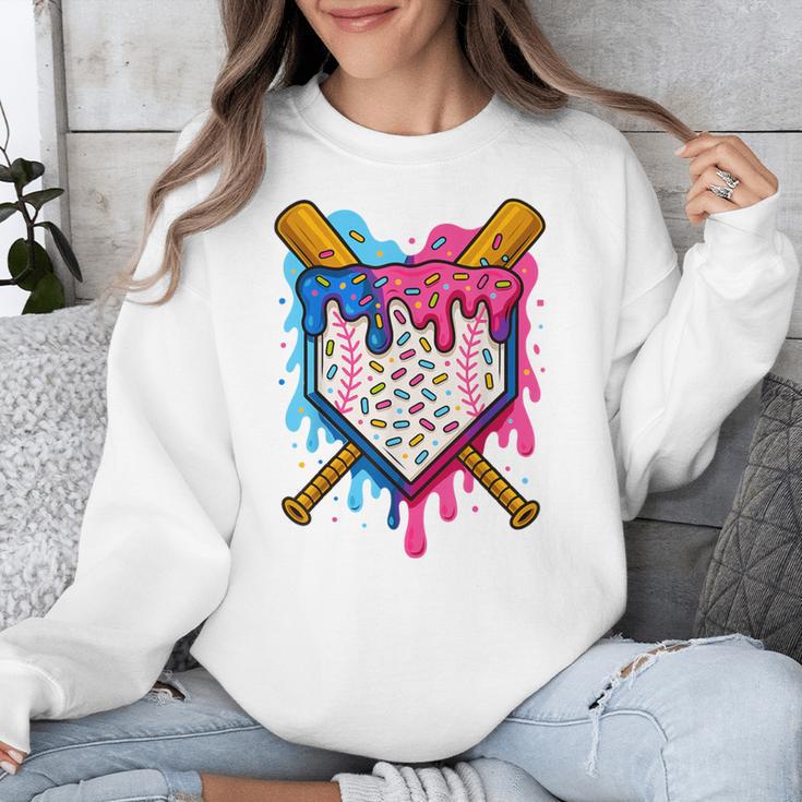 Baseball Boys Ice Cream Drip Baseball Unisex Sweatshirt Baseball Boys Ice Cream Drip Baseball Unisex Sweatshirt