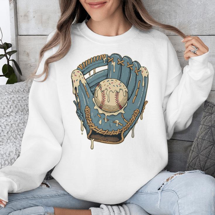 Baseball Drip Ice Cream Glove With Sprinkles And Ball Youth Premium Tri-Blend Unisex Sweatshirt Baseball Drip Ice Cream Glove With Sprinkles And Ball Youth Premium Tri-Blend Unisex Sweatshirt