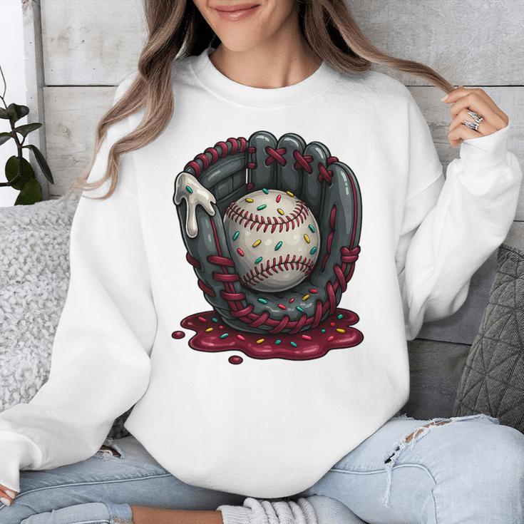 Baseball Drip Team For Boys And Girls Ice Cream Cool Premium Tri-Blend Unisex Sweatshirt
