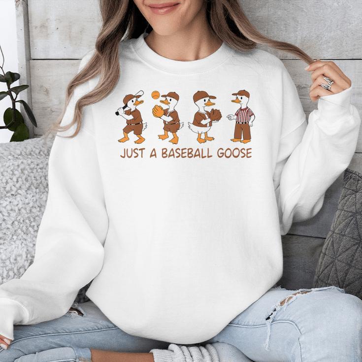 Baseball Goose Baseball Silly Goose Game Day Sports Unisex Sweatshirt Baseball Goose Baseball Silly Goose Game Day Sports Unisex Sweatshirt