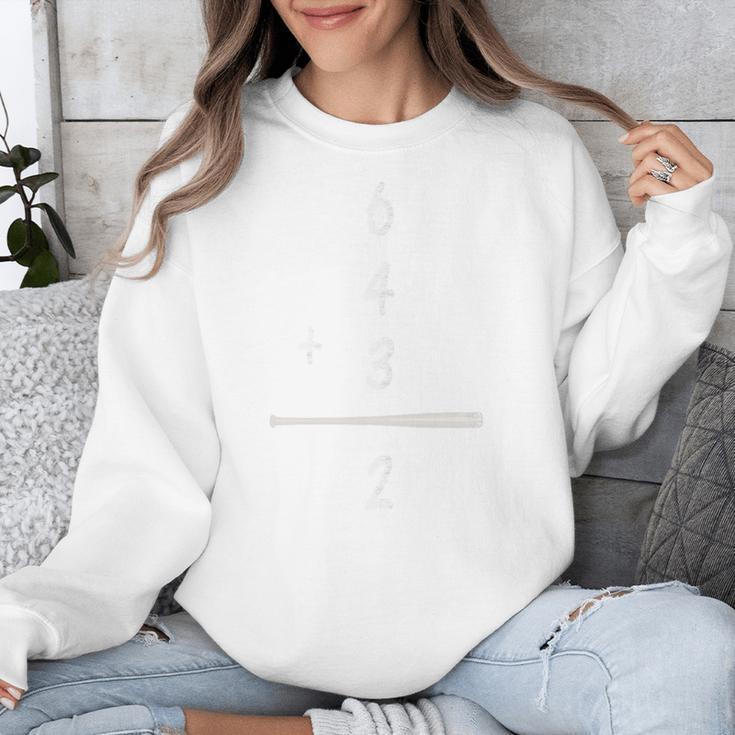 Baseball Math 6 4 3 2 Double Play Cute Softball Game Premium Tri-Blend Unisex Sweatshirt Baseball Math 6 4 3 2 Double Play Cute Softball Game Premium Tri-Blend Unisex Sweatshirt