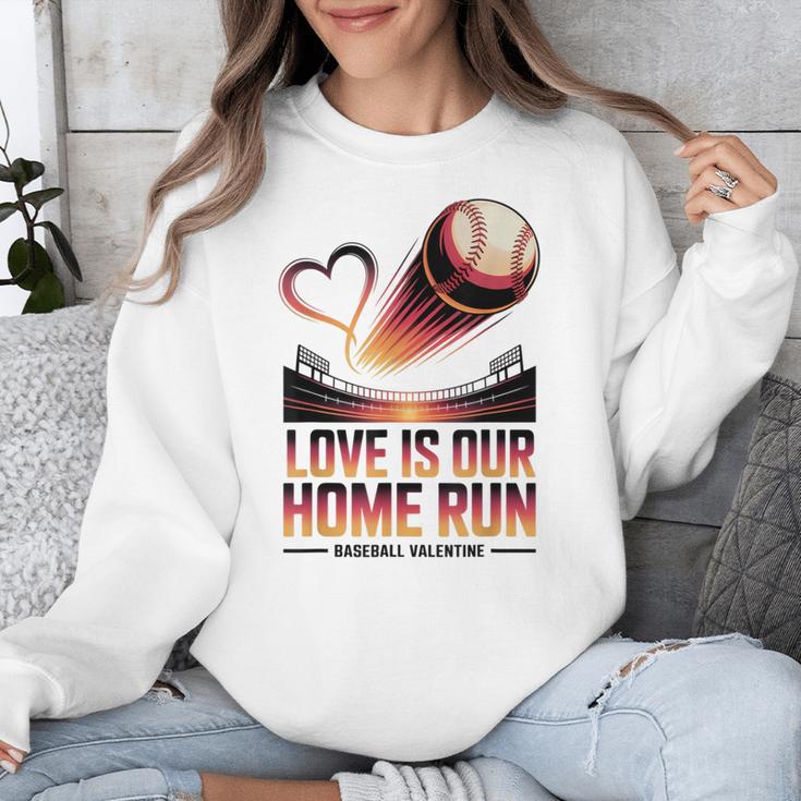 Baseball Valentine Forever On Deck For You Unisex Sweatshirt
