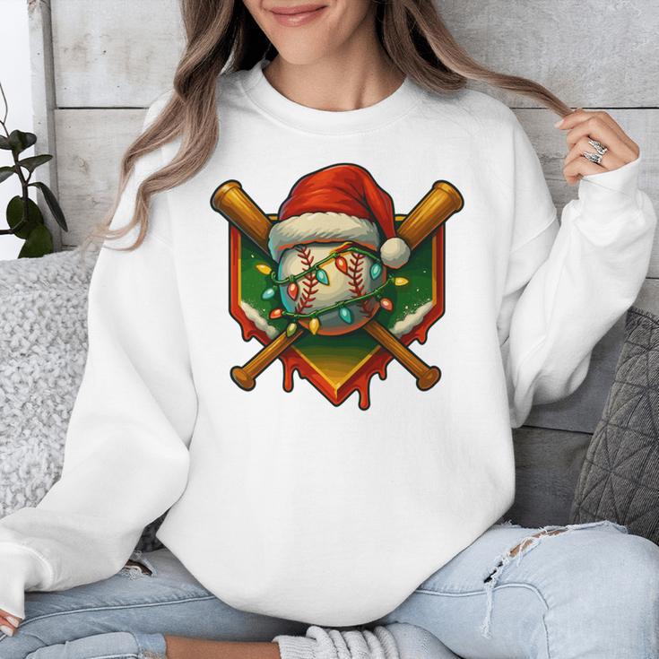 Baseball Xmas Christmas Baseball Ice Cream Drip Boys Unisex Sweatshirt Baseball Xmas Christmas Baseball Ice Cream Drip Boys Unisex Sweatshirt