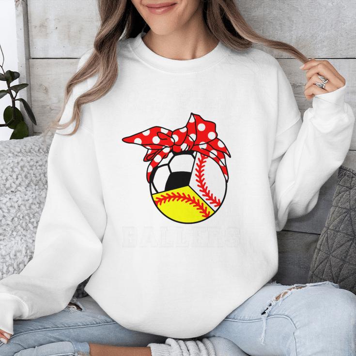 Busy Raising Ballers Baseball Softball Soccer Mom Premium Tri-Blend Unisex Sweatshirt Busy Raising Ballers Baseball Softball Soccer Mom Premium Tri-Blend Unisex Sweatshirt