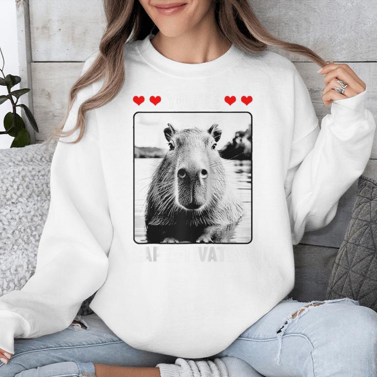 Capybara Love Valentines Day Cute Animal Hearts Raglan Baseball Tee Unisex Sweatshirt Capybara Love Valentines Day Cute Animal Hearts Raglan Baseball Tee Unisex Sweatshirt