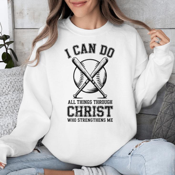 Christian Baseball Philippians 4 Unisex Sweatshirt Christian Baseball Philippians 4 Unisex Sweatshirt