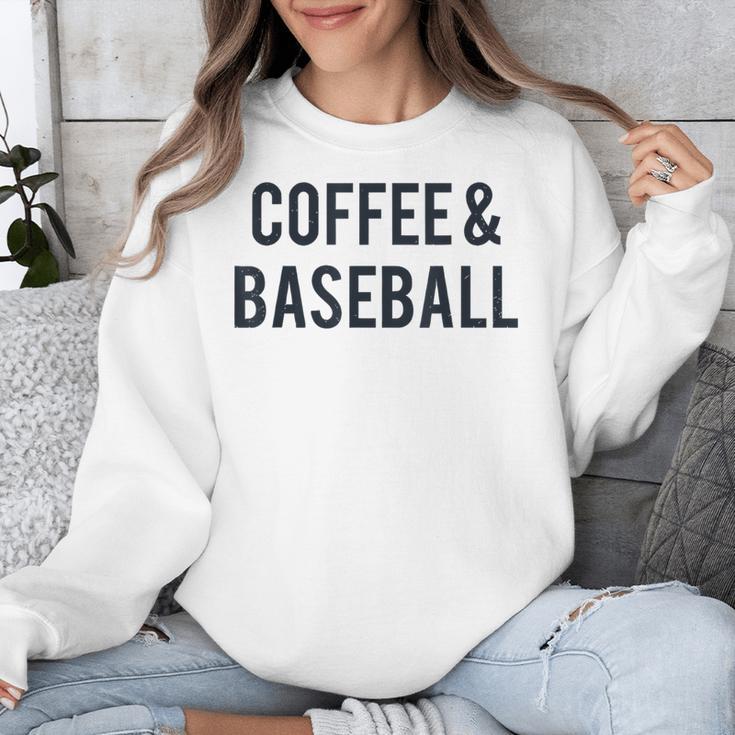 Coffee And Baseball Unisex Sweatshirt Coffee And Baseball Unisex Sweatshirt