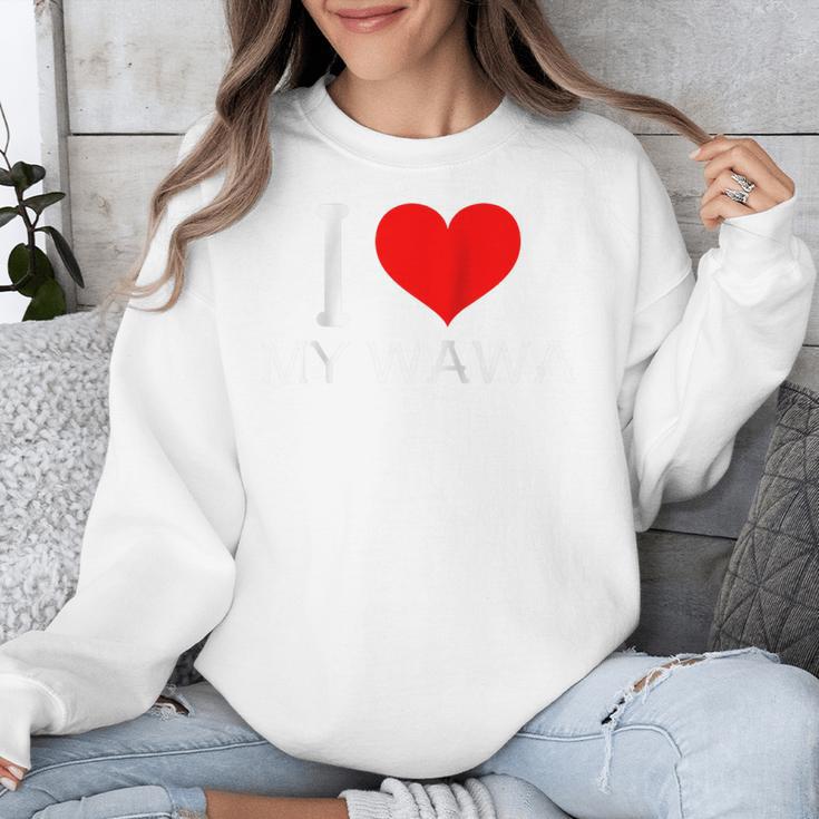 I Heart My Wawa Raglan Baseball Tee Unisex Sweatshirt I Heart My Wawa Raglan Baseball Tee Unisex Sweatshirt