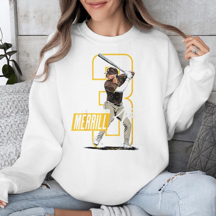 Jackson Merrill San Diego MLB Baseball Player MLBJME202M Unisex Sweatshirt
