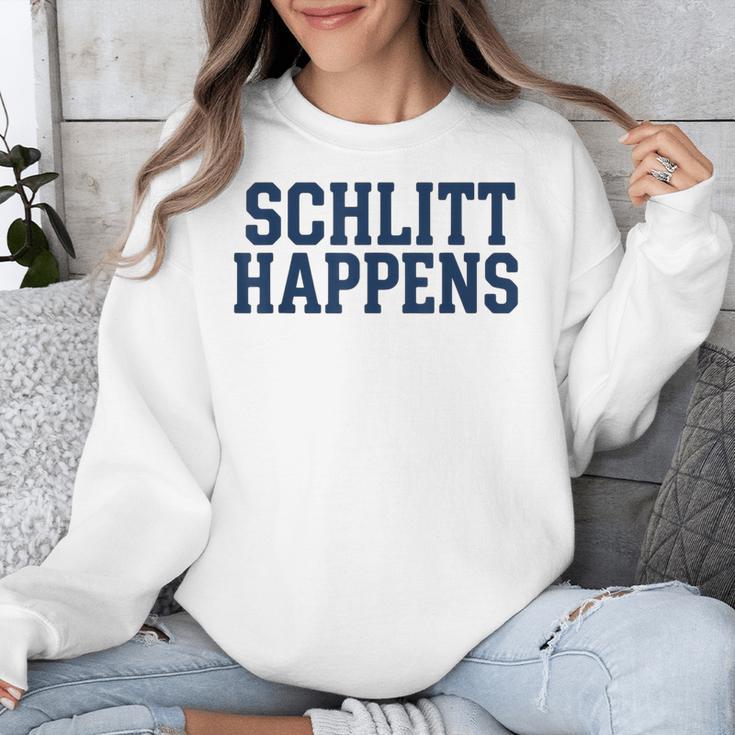 Schlitt Happens NY Bronx I Heart Baseball Apparel Unisex Sweatshirt