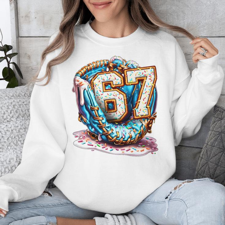 Six Seven Baseball Lifestyle 67 Meme Gen Alpha Slang Premium Tri-Blend Unisex Sweatshirt Six Seven Baseball Lifestyle 67 Meme Gen Alpha Slang Premium Tri-Blend Unisex Sweatshirt