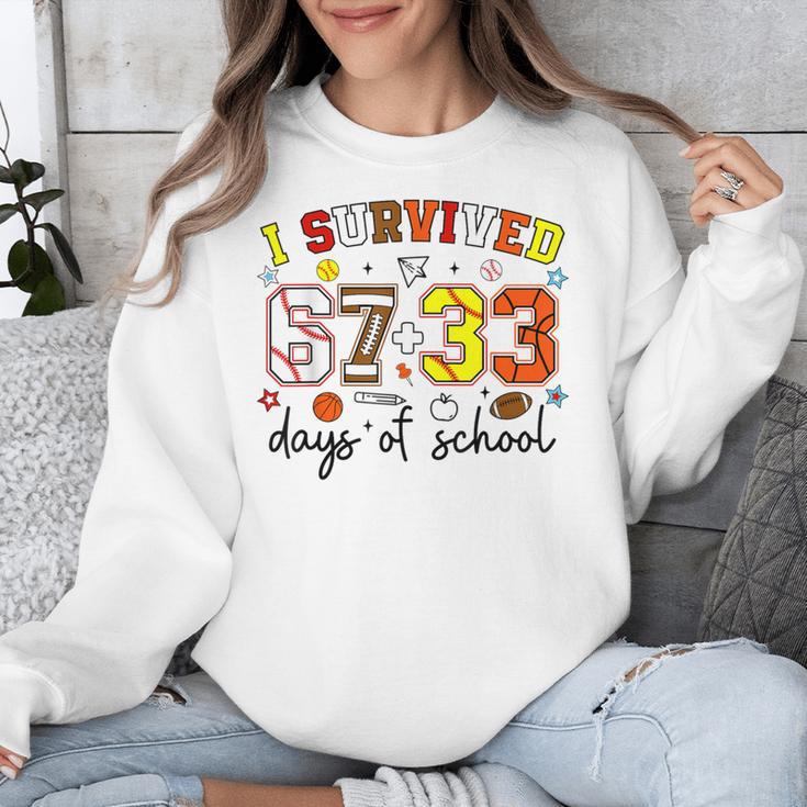 I Survived 6733 Days Baseball Football Softball 100 Days Unisex Sweatshirt I Survived 6733 Days Baseball Football Softball 100 Days Unisex Sweatshirt
