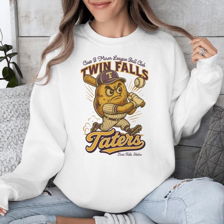 Twin Falls Taters Minor League Baseball Team Unisex Sweatshirt Twin Falls Taters Minor League Baseball Team Unisex Sweatshirt