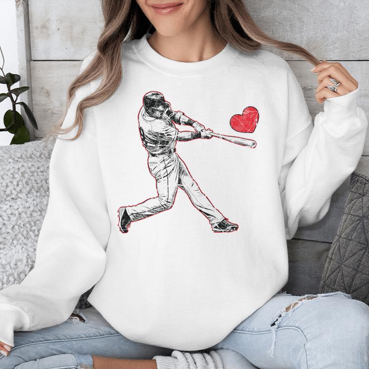 Valentines Baseball Batter Heart Player Silhouette Premium Tri-Blend Unisex Sweatshirt Valentines Baseball Batter Heart Player Silhouette Premium Tri-Blend Unisex Sweatshirt