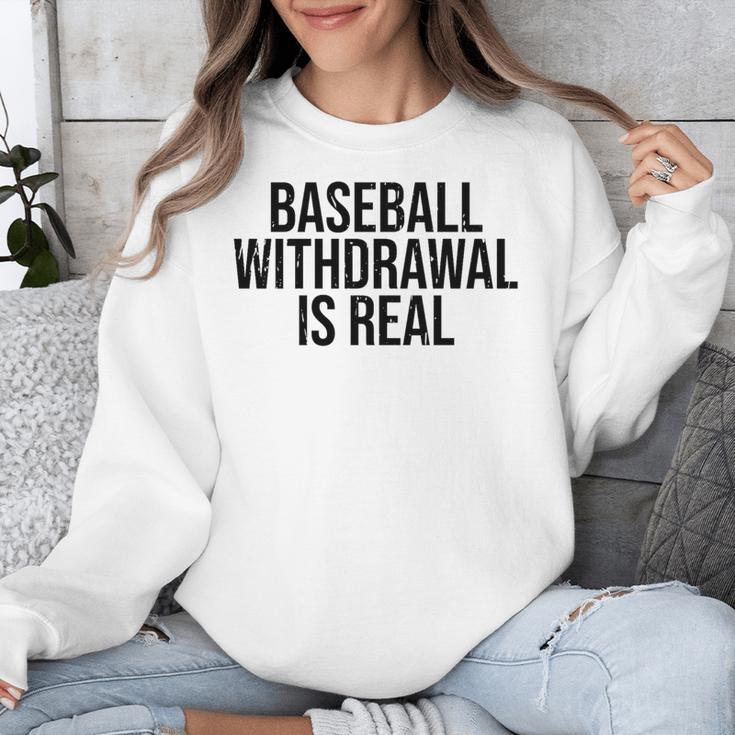 Vintage Baseball Withdrawal Is Real Premium Tri-Blend Unisex Sweatshirt Vintage Baseball Withdrawal Is Real Premium Tri-Blend Unisex Sweatshirt