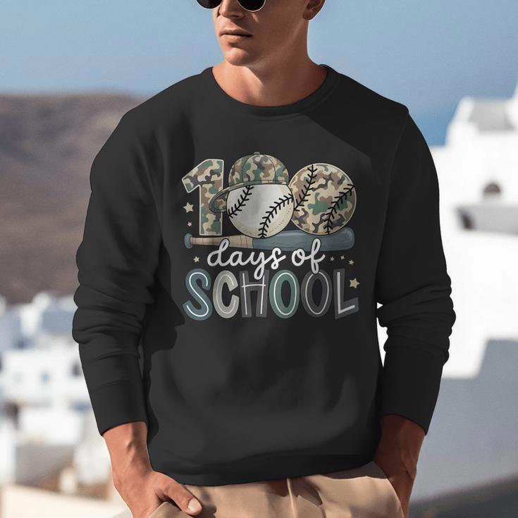 100 Days Of School Baseball Camo Camo Cap Boy School Unisex Sweatshirt 100 Days Of School Baseball Camo Camo Cap Boy School Unisex Sweatshirt