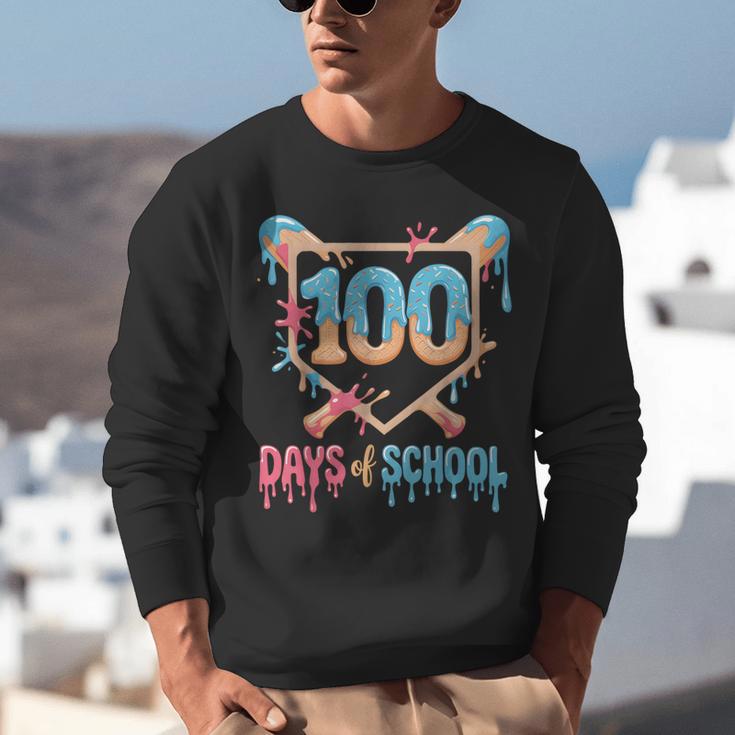 100 Days Of School Baseball Drip 100 Days Of School Unisex Sweatshirt 100 Days Of School Baseball Drip 100 Days Of School Unisex Sweatshirt