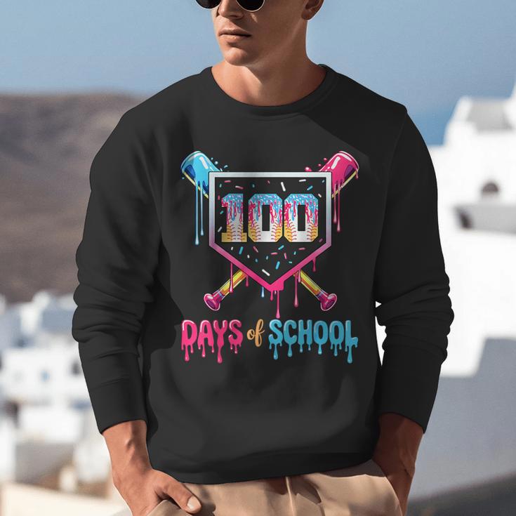 100 Days Of School Ice Cream Drip Baseball 100 Days Smarter Unisex Sweatshirt 100 Days Of School Ice Cream Drip Baseball 100 Days Smarter Unisex Sweatshirt