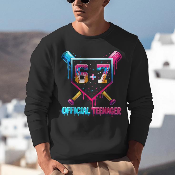 13th Birthday Official Teenager 67 Baseball Drip Boys Unisex Sweatshirt 13th Birthday Official Teenager 67 Baseball Drip Boys Unisex Sweatshirt
