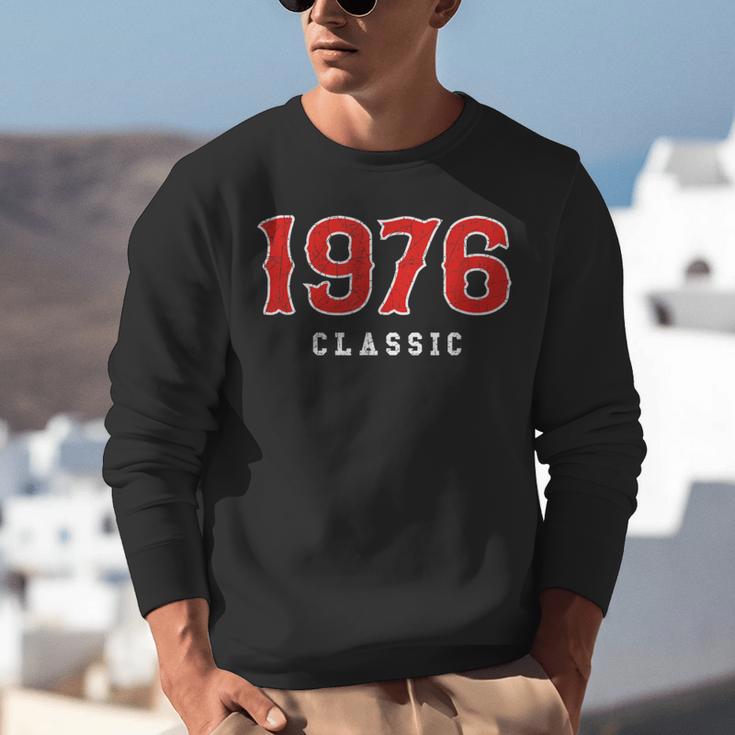 50 Year Old 1976 Classic Baseball Fan 50th Birthday Unisex Sweatshirt