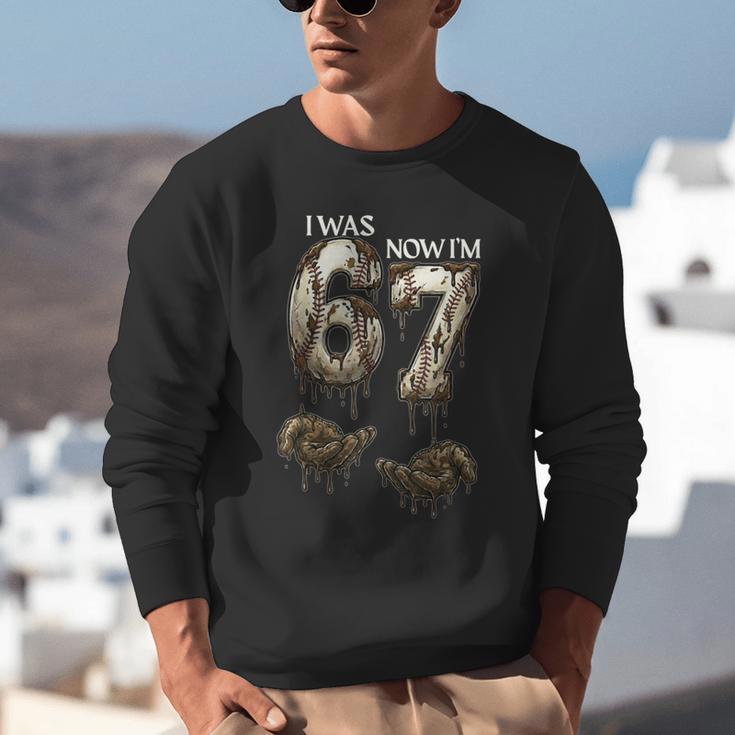 I Was 6 Now I'm 7 Baseball 6 7 Birthday Boys Girls Unisex Sweatshirt I Was 6 Now I'm 7 Baseball 6 7 Birthday Boys Girls Unisex Sweatshirt