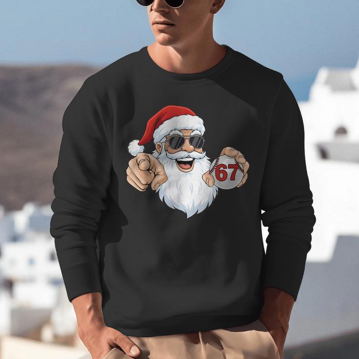 67 Baseball Santa Six Seven Meme Christmas Men Women Kids Unisex Sweatshirt 67 Baseball Santa Six Seven Meme Christmas Men Women Kids Unisex Sweatshirt