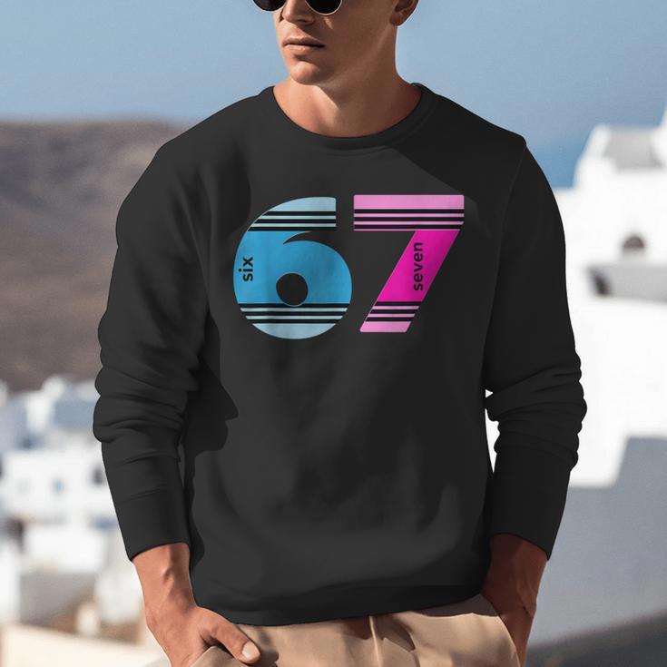 67 Crayon Cool Baseball Crayon 6 7 67 Unisex Sweatshirt