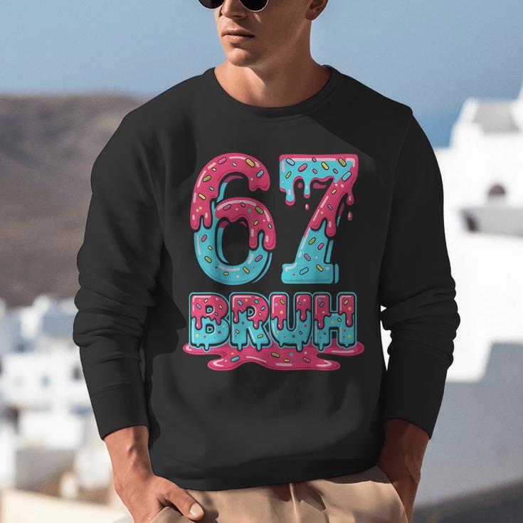 67 Ice Cream Drip Baseball For Men Women Kids Unisex Sweatshirt 67 Ice Cream Drip Baseball For Men Women Kids Unisex Sweatshirt
