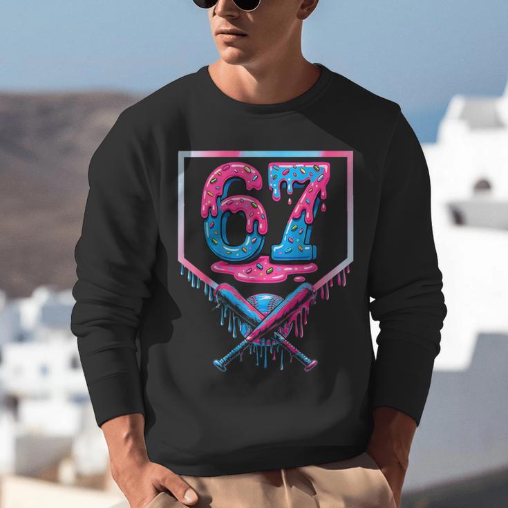 67 Six Seven Baseball Ice Cream Drip Cool Meme 67 Unisex Sweatshirt 67 Six Seven Baseball Ice Cream Drip Cool Meme 67 Unisex Sweatshirt