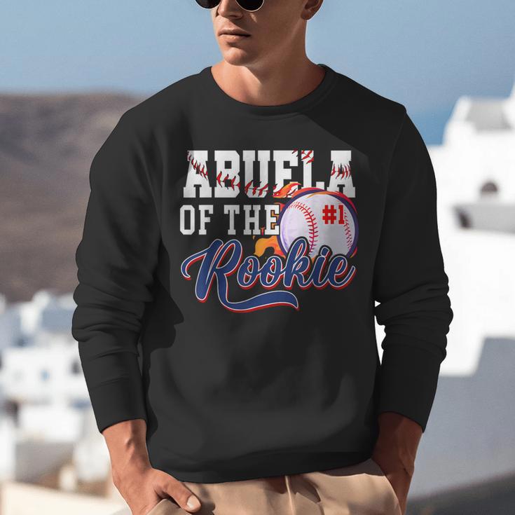 Abuela Rookie Of Year 1st Birthday Baseball Theme Matching Unisex Sweatshirt