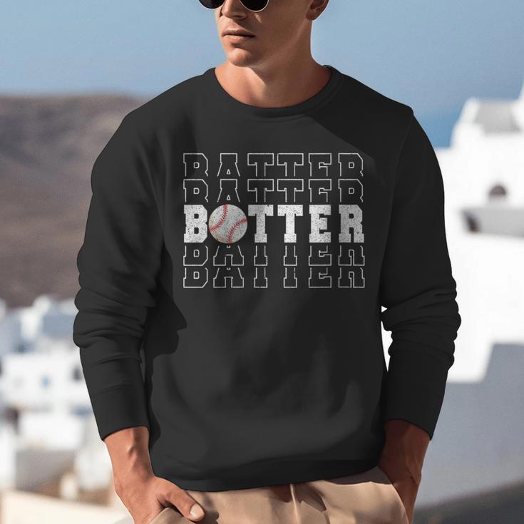 Baseball Batter Team Player Sport Lover Family Friends Fans Unisex Sweatshirt Baseball Batter Team Player Sport Lover Family Friends Fans Unisex Sweatshirt