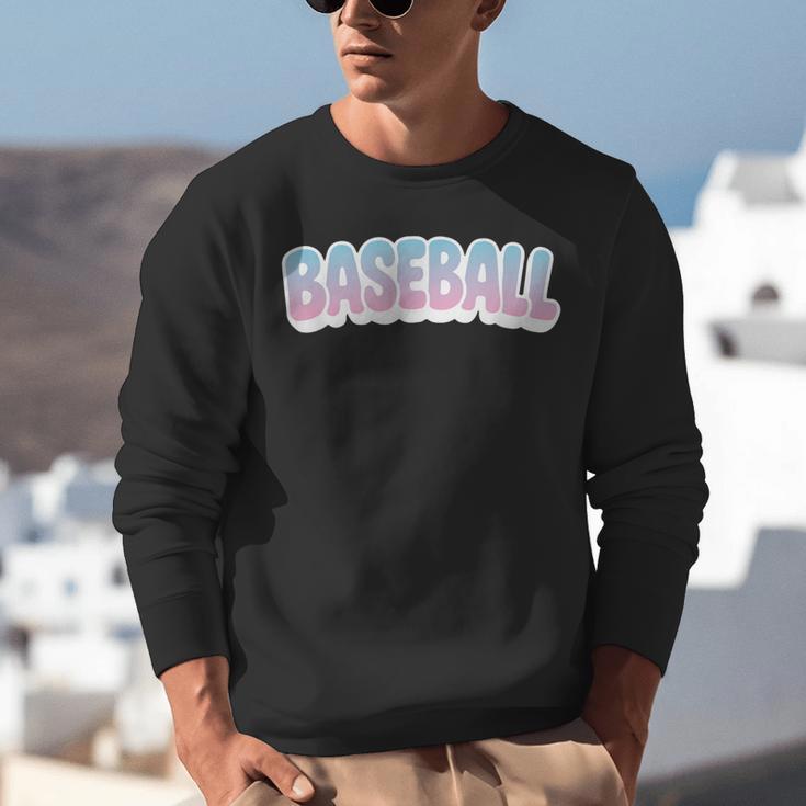 Baseball Bubble Letter Unisex Sweatshirt