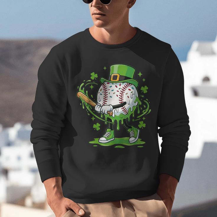 Baseball Drip For Boys Ice Cream Drip Youth St Patricks Day Unisex Sweatshirt Baseball Drip For Boys Ice Cream Drip Youth St Patricks Day Unisex Sweatshirt