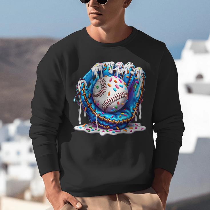 Baseball Drip For Boys Ice Cream Drip Youth Baseball Boys Unisex Sweatshirt Baseball Drip For Boys Ice Cream Drip Youth Baseball Boys Unisex Sweatshirt