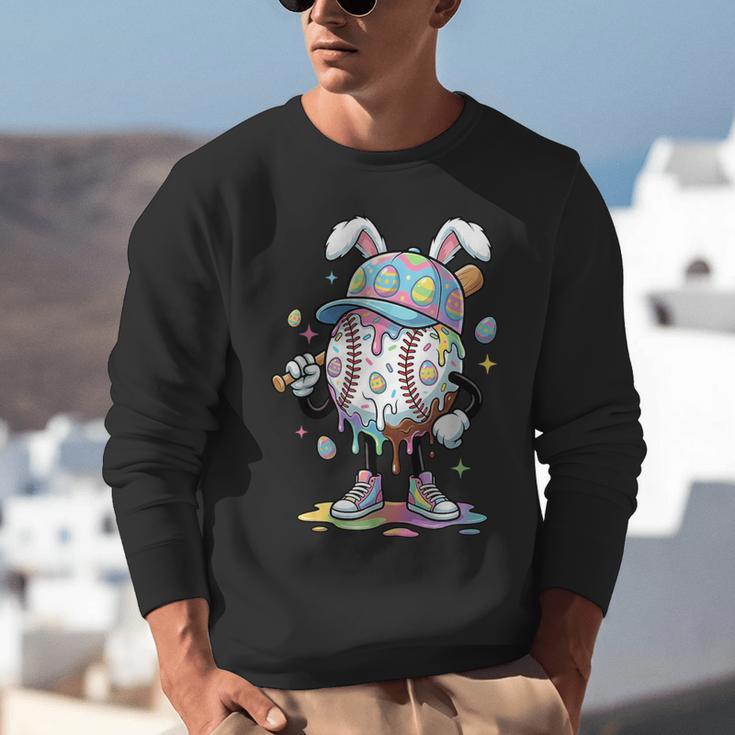 Baseball Drip Ice Cream Apparel Youth Boy Easter Day Unisex Sweatshirt Baseball Drip Ice Cream Apparel Youth Boy Easter Day Unisex Sweatshirt