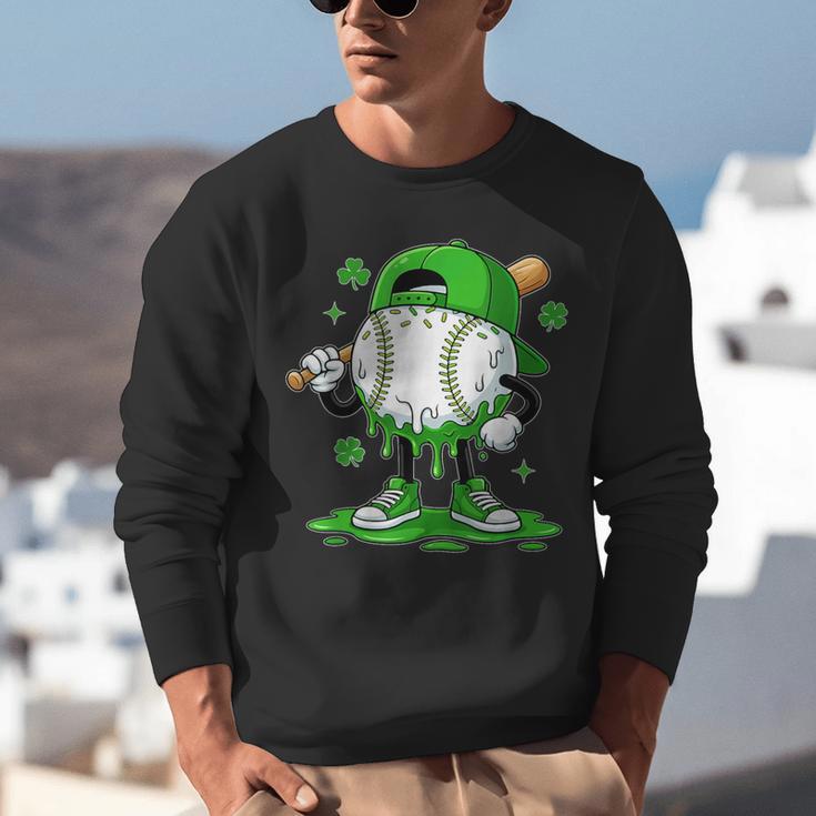 Baseball Drip Icecream Apparel Youth Boy St Patrick's Day Unisex Sweatshirt Baseball Drip Icecream Apparel Youth Boy St Patrick's Day Unisex Sweatshirt